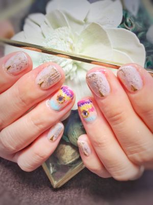 ピーコック&ホイルアート