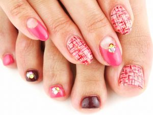 逆フレンチ×秋色ツイード