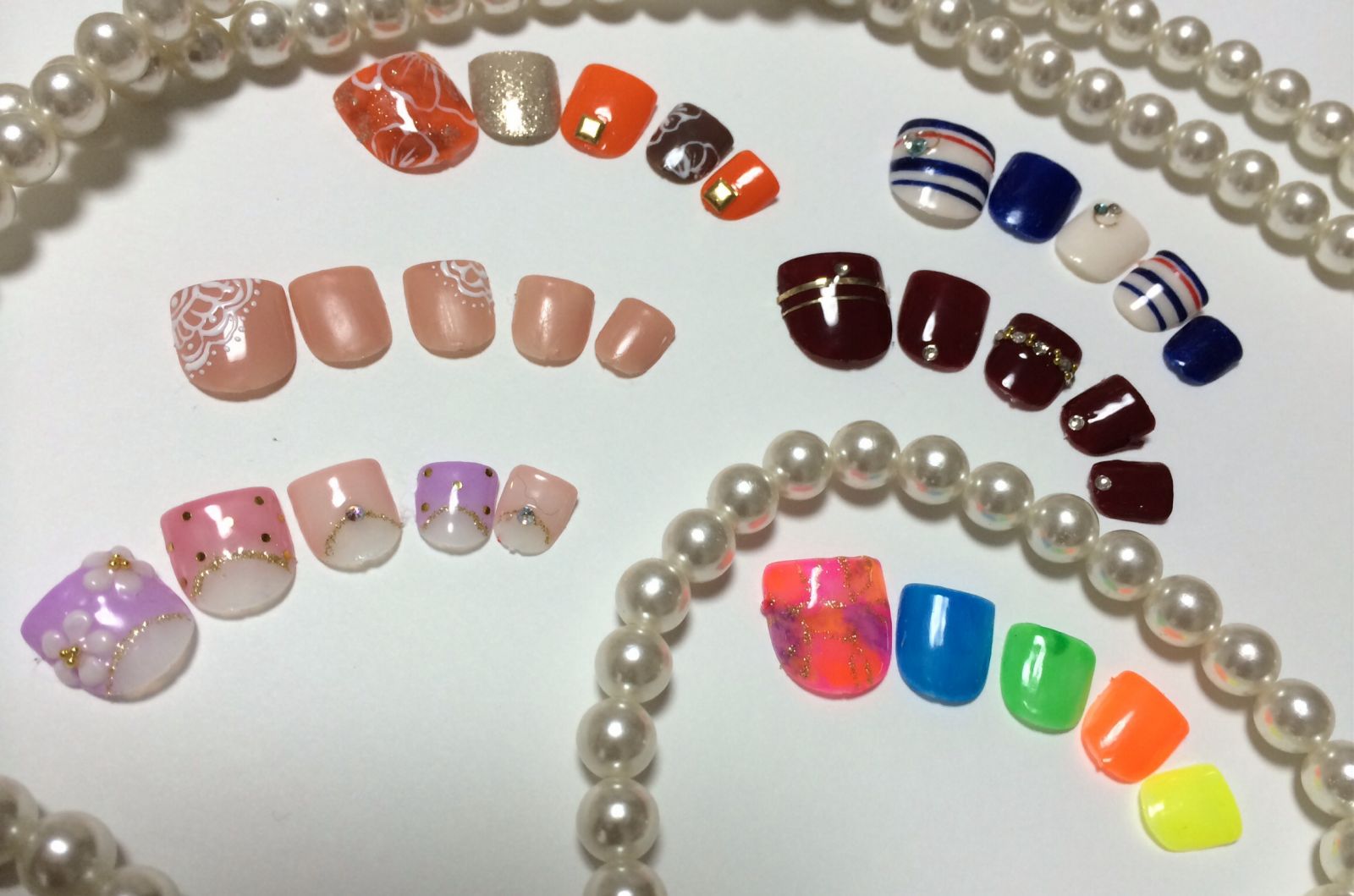 定額ジェルネイルフット¥5550